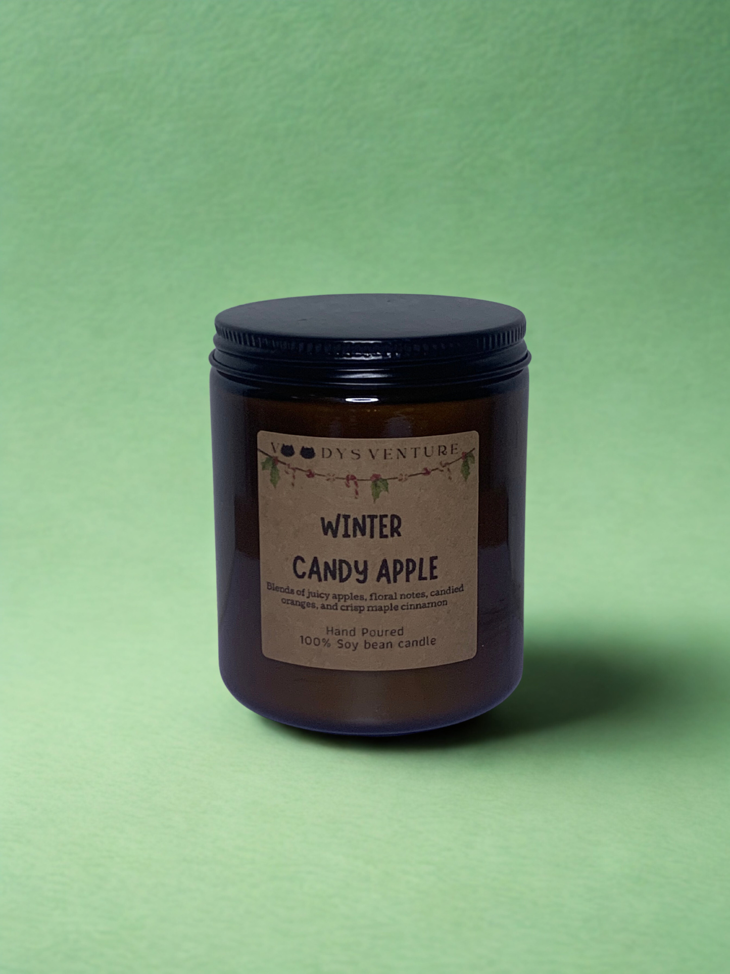 Winter Candy Apple 14oz candle